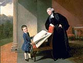 The Reverend Randall Burroughs and his Son Ellis 